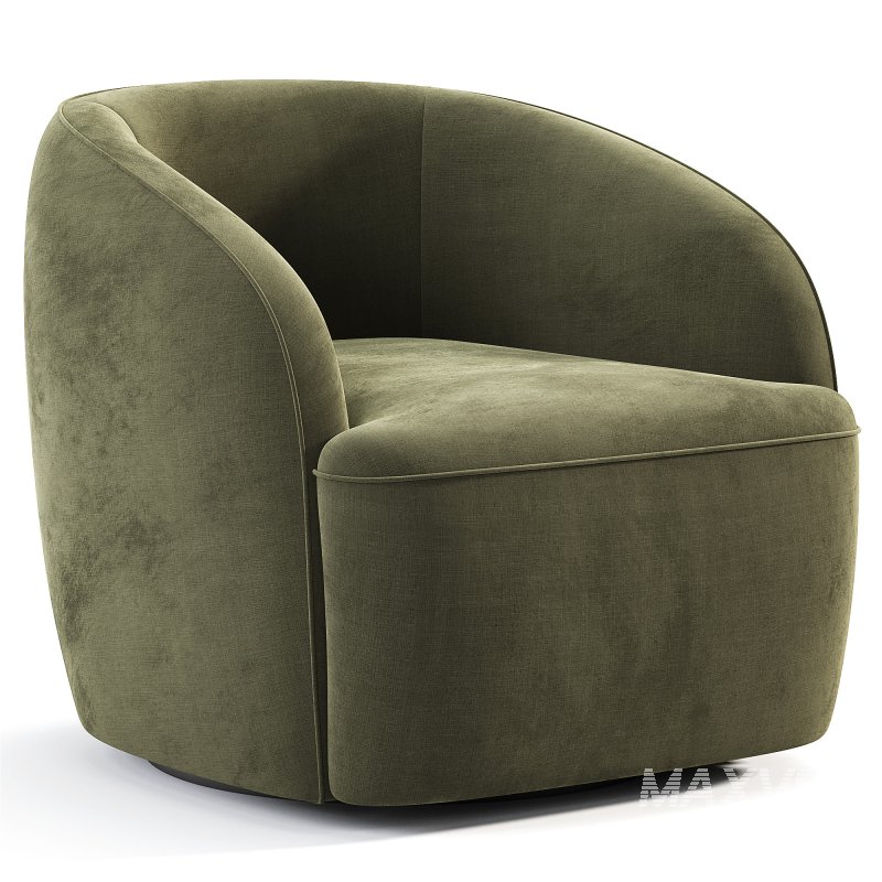 Alma Swivel Lounge Chair - Image 3