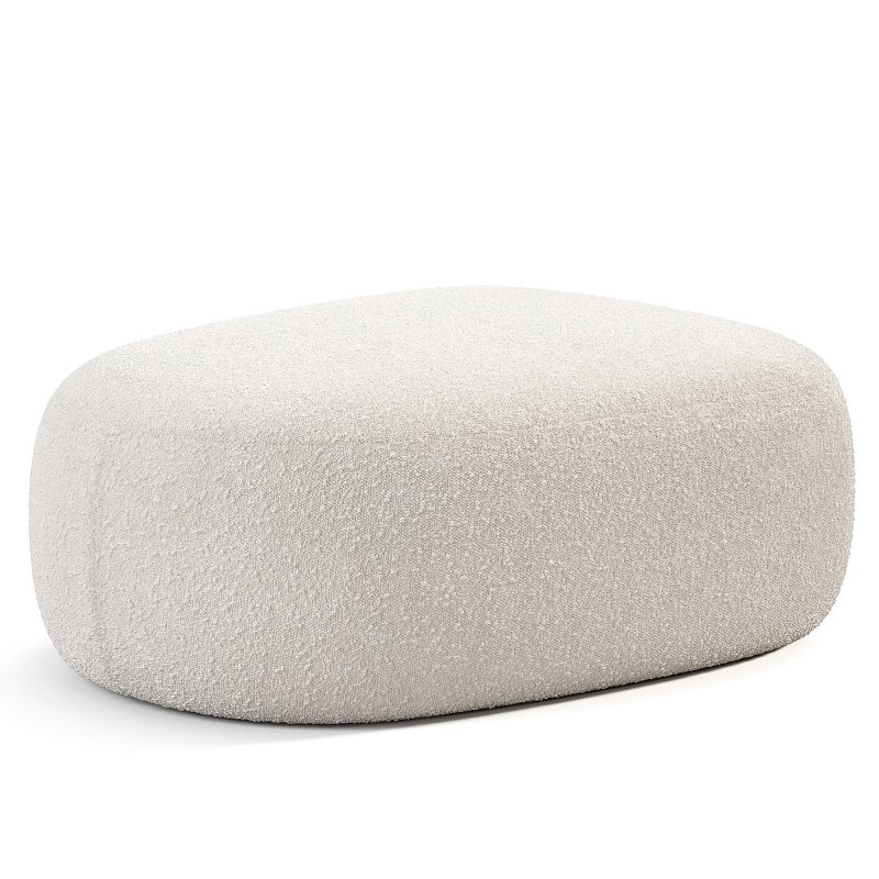 Pouf Bily Boucle Beige - Image 2
