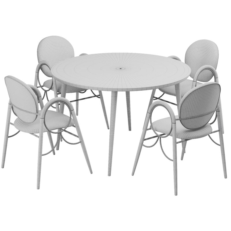 Dinning chair and table283 - Image 8