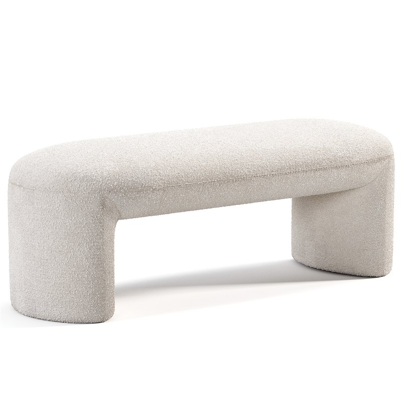 Mira Bench Pouf By Trithouse - Image 2