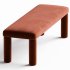 Temi Stool in Teja by Sun at Six, Minimalist Velvet Stool - Thumbnail 2