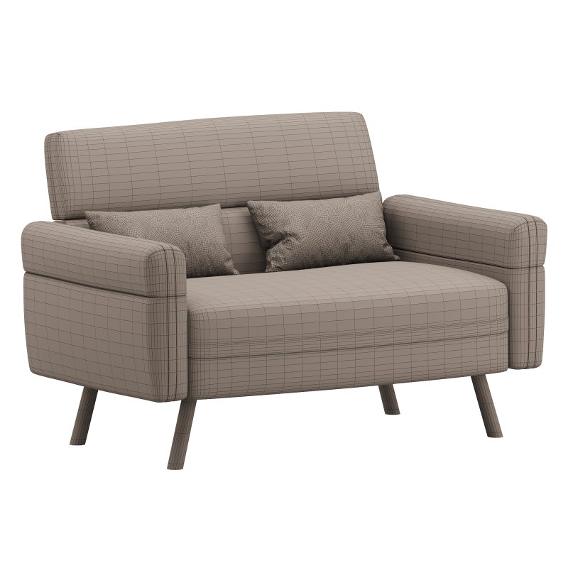 Sofa Couch with Lumbar - Image 4