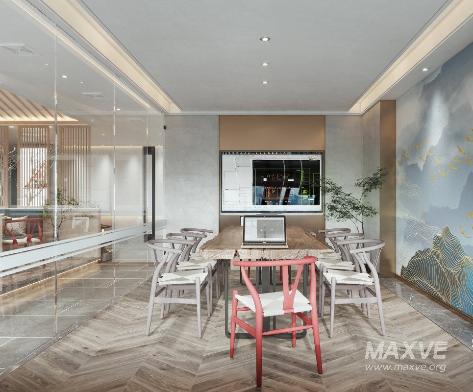 chinese reception lobby office - Image 3