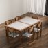 Modern Wooden Dining Table and Chairs Set - Thumbnail 2