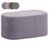 Nordic clothing store lamb round sofa low stool armchair - Thumbnail 1