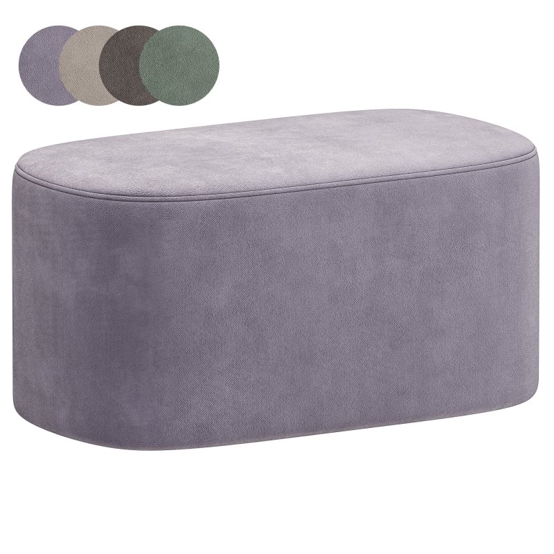 Nordic clothing store lamb round sofa low stool armchair - Image 1