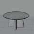 Scandinavian-Inspired Round Wooden Coffee Table - Thumbnail 4