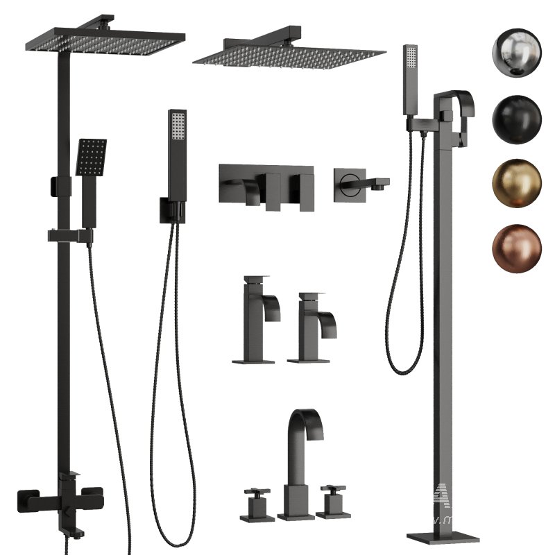 Bathroom faucet set4 - Image 1