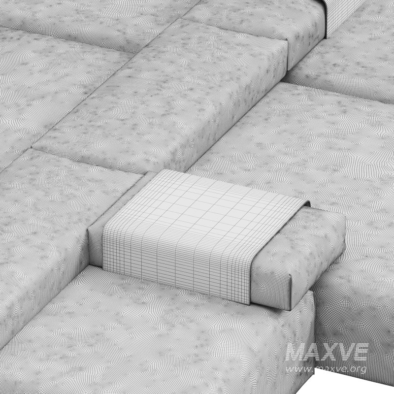 CINDER BLOCK modular sofa design Luca Nichetto Combination 08 - Image 2