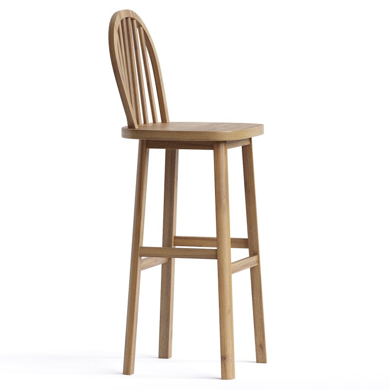Valirie Solid Wood Counter Stool - Image 4