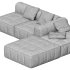 Strips Modular Sofa - Thumbnail 2