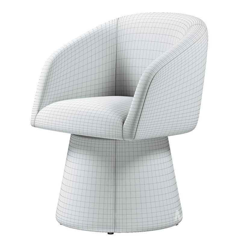 Kyo Upholstered Barrel Chair - Image 6