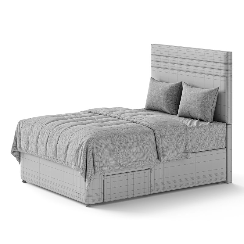 iGel Advance 2050i Divan Bed Set On Glides - Image 7