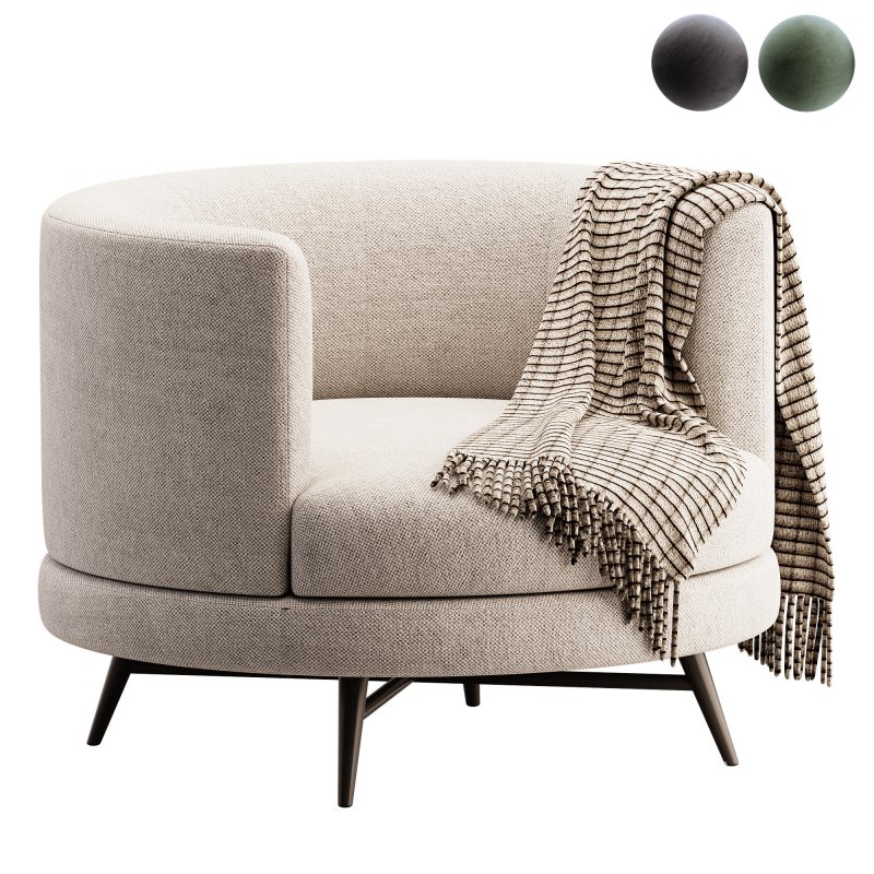 Four Hands Carmela Swivel Chair - Image 1