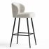 Wingback Upholstered Bar & Counter Stools - Thumbnail 2