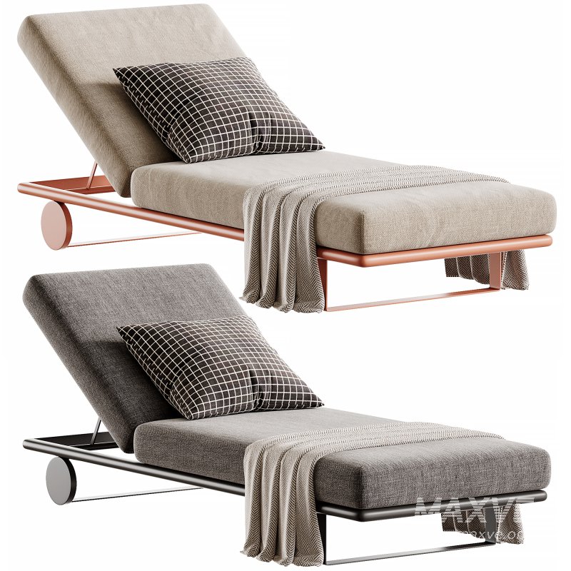 Deckchair Outdoor Sun Lounger - Image 3