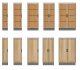 High-Quality Kitchen Cabinet 3D Model – Wood Design Fronts - Thumbnail 2