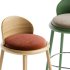 Billiani 1911 VERETTA 928 RED STOOL BY CRISTINA CELESTINO - Thumbnail 1