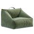 Stone Tan Velvet Corduroy Kids Lounge Chair - Thumbnail 6
