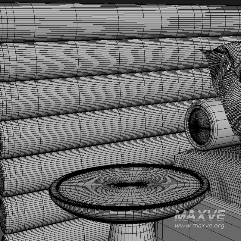 PAN FLUTE Bed By Saba Italia - Image 6