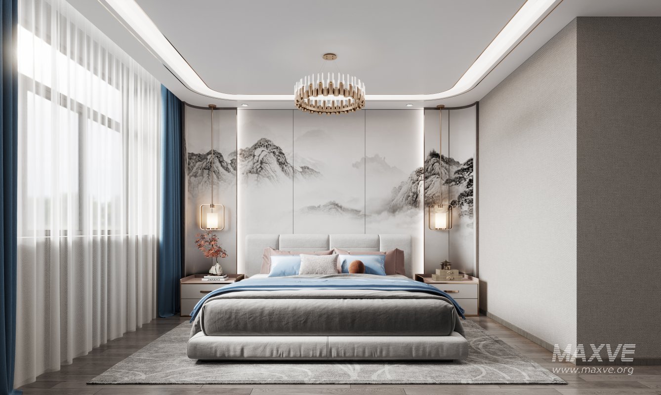 Chinese bedroom140 - Image 1