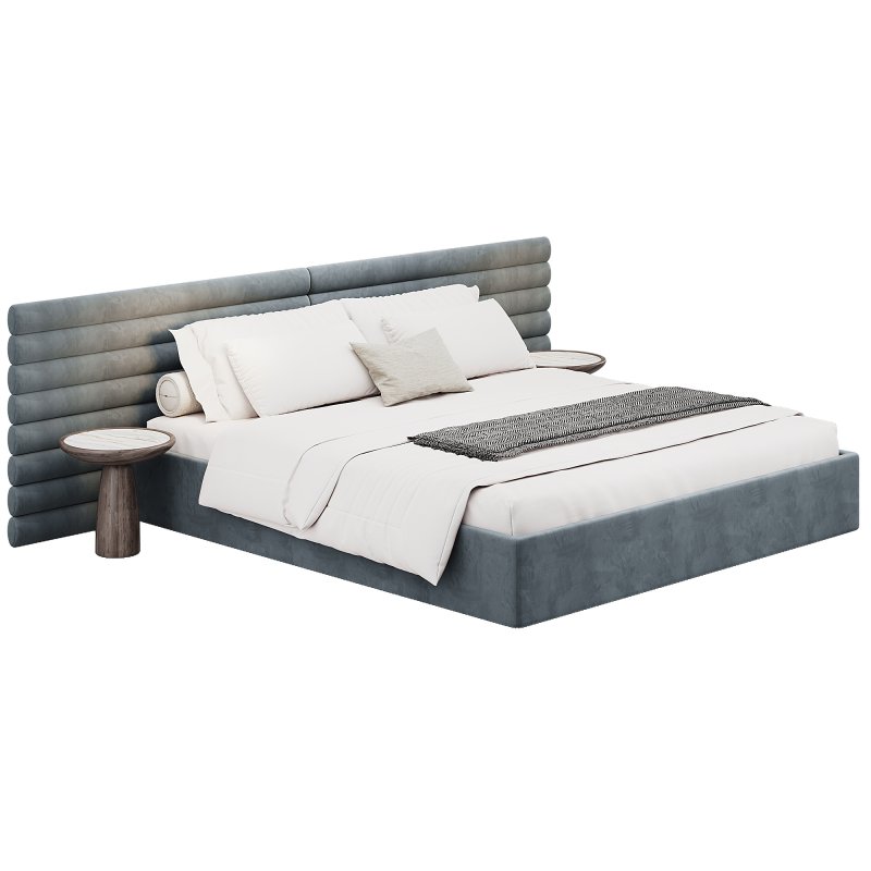 PAN FLUTE Bed By Saba Italia - Image 1