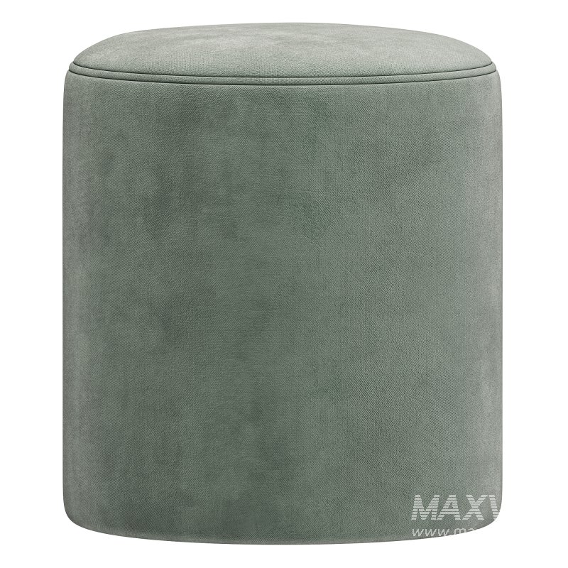 Nordic clothing store lamb round sofa low stool - Image 3