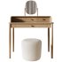 Lussan Dressing Table and SLALOM POUF - Thumbnail 1