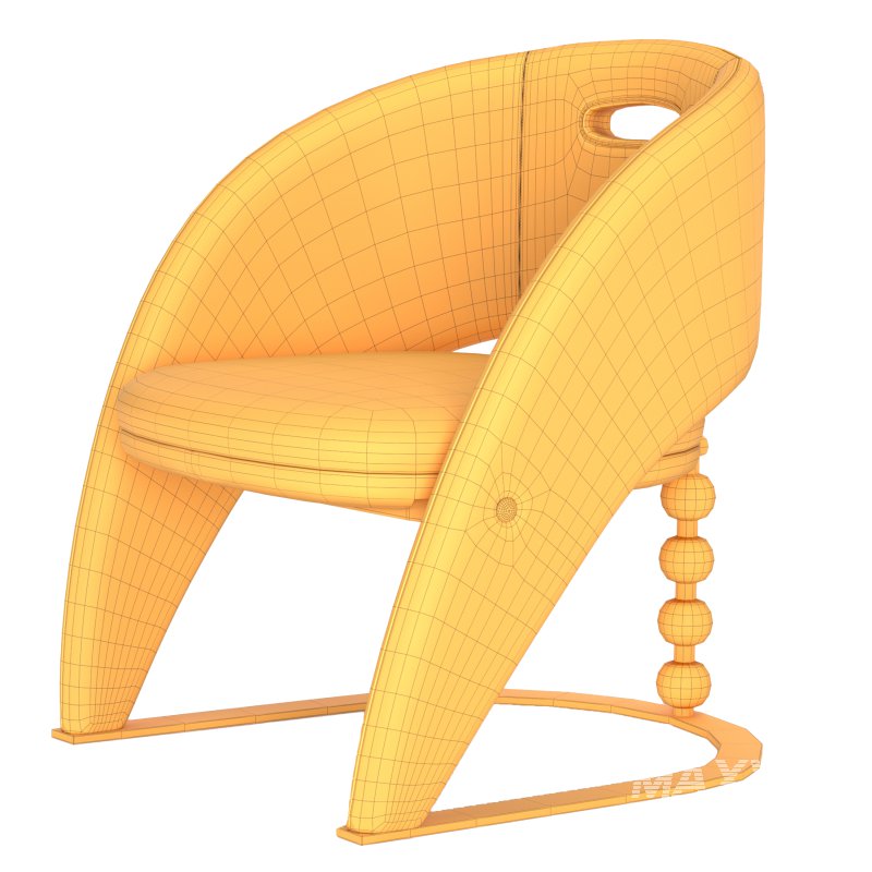 HomeDor Modern Luxury Beige Dining Chair - Image 3