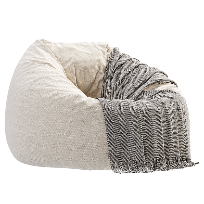 Hartford Corduroy Refillable Classic Bean Bag - Image 3