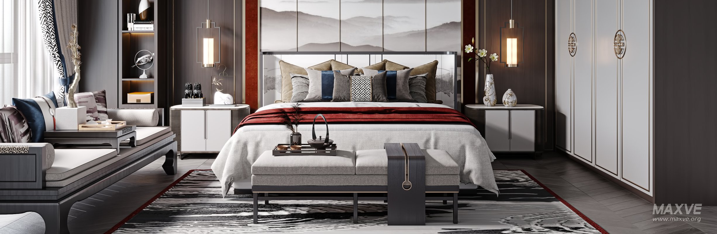 Chinese bedroom133 - Image 4