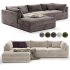 Oceanside Deep 2 Piece Left Arm Bumper Sectional Sofa - Thumbnail 4