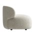 Brayden Stone Cream Woven Fabric Occasional Chair - Thumbnail 2