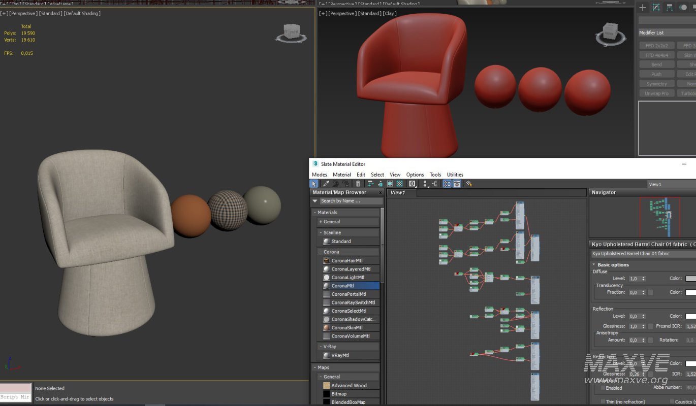 Kyo Upholstered Barrel Chair - Image 9