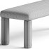 Temi Stool in Teja by Sun at Six, Minimalist Velvet Stool - Thumbnail 1