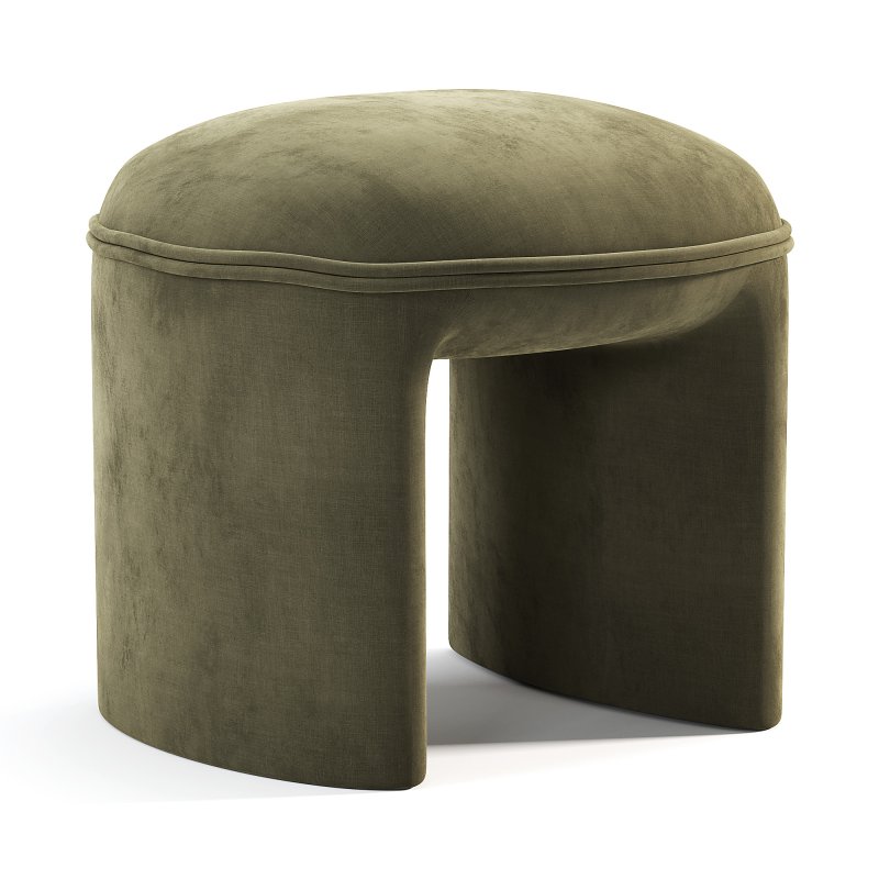 Tabouret Pouf En Bouclette - Image 4