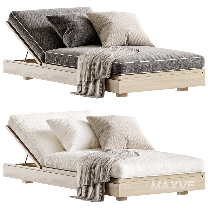 Avila Outdoor Sunlounger - Image 1