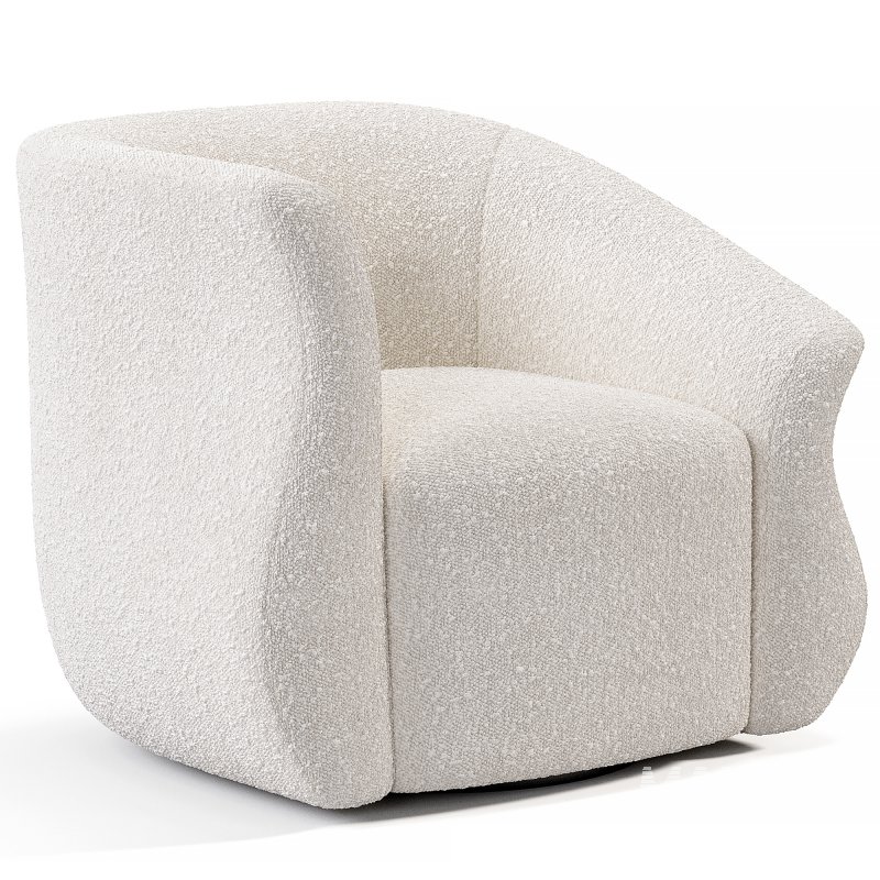 Pair Post Modern Swivel Chairs By 1stdibs - Image 3