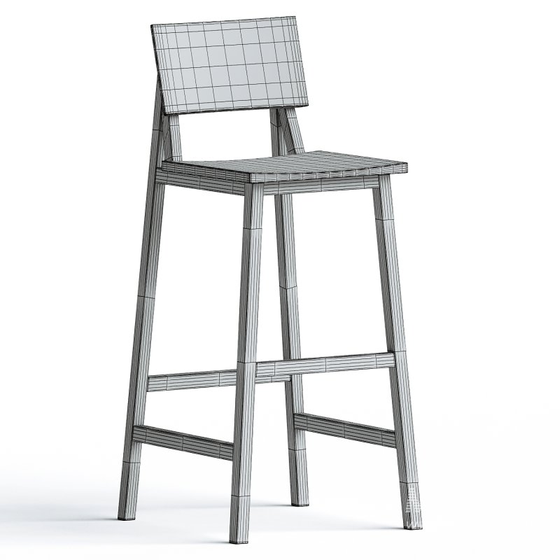 Bureau Counter and Bar Stool - Image 1