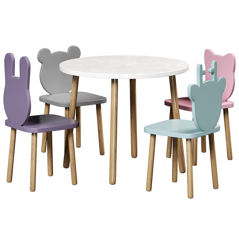 Kid table and chair set 02 - Image 3