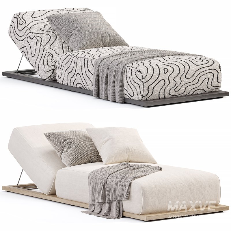 Claud Open Air Meridiani Relax Sunlounger - Image 3