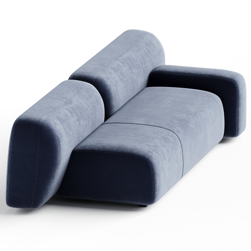 Suiseki Sofa cod SUI10DX composition - Image 1