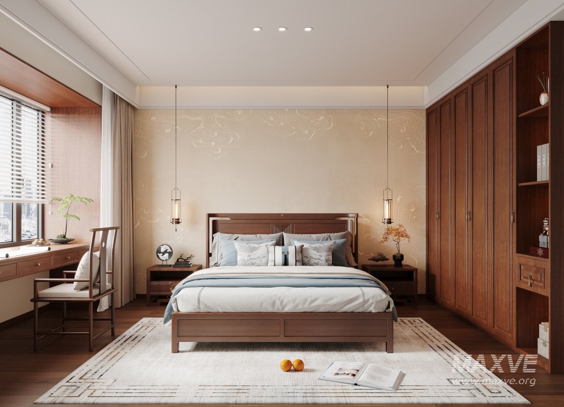 Chinese bedroom110 - Image 1