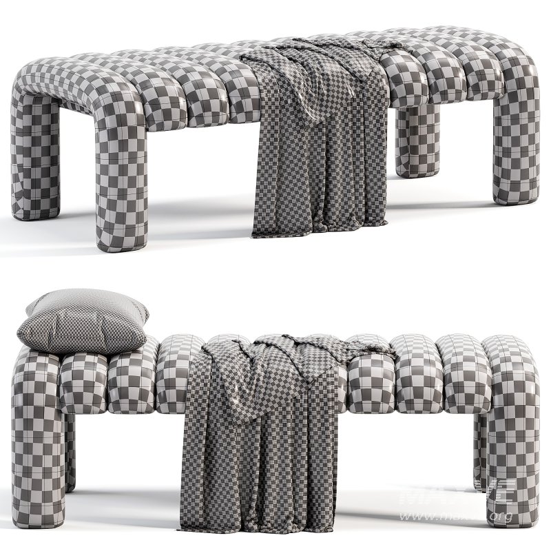 Willis Bench Boucle Natural - Image 6