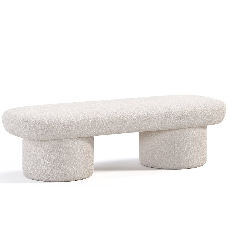 Cloud Sculptured Ottoman - Image 4