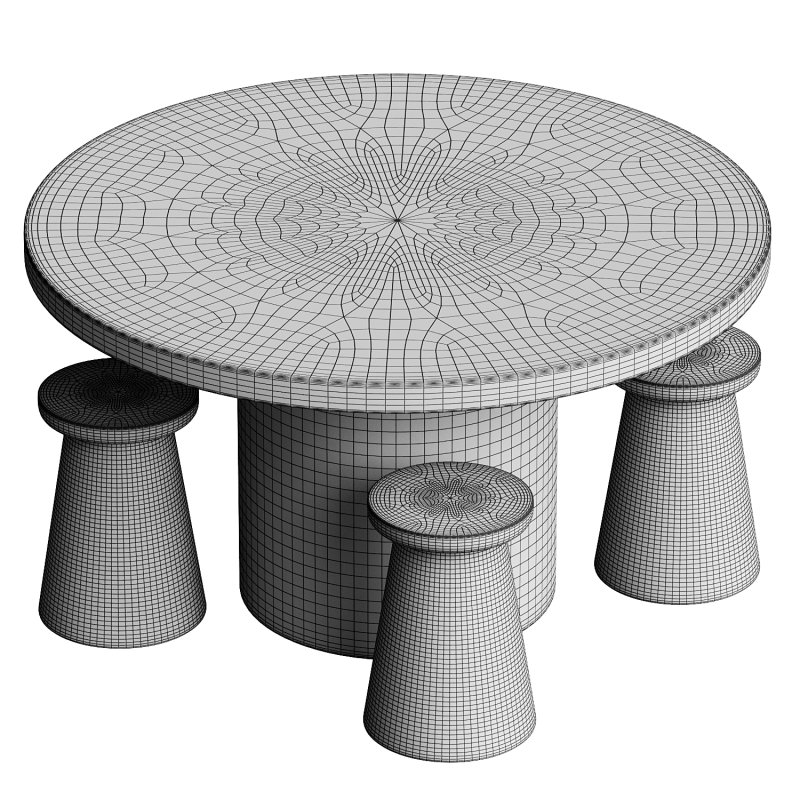 Note Stool,Modern Round Dining Table, Note Table from Edward Collinson - Image 2