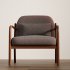 Cozy Wooden Armchair with Cushions - Thumbnail 9