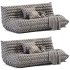 Togo Loveseat By Ligne Roset - Thumbnail 7