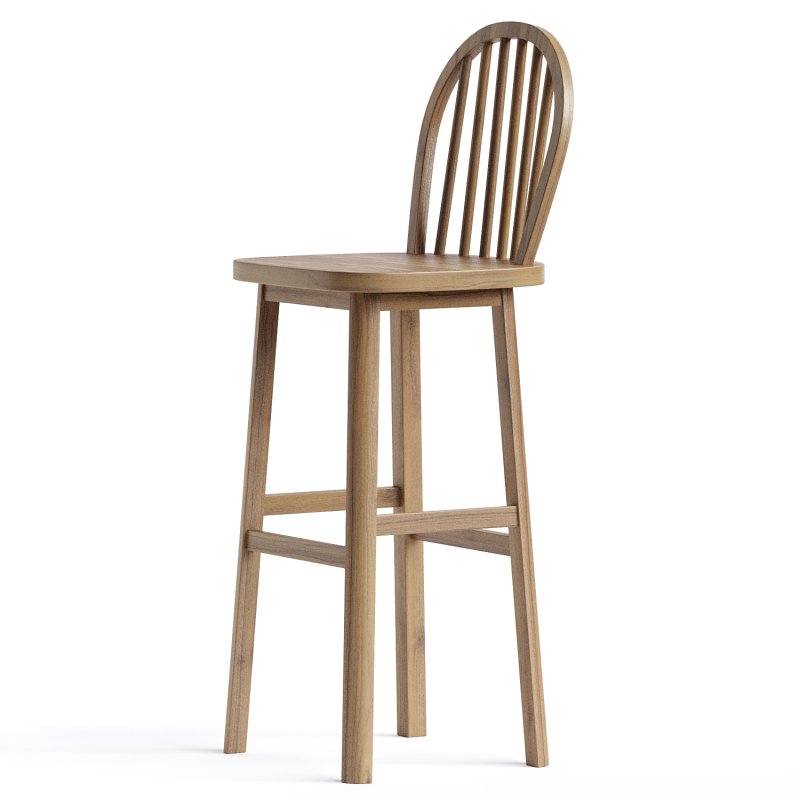 Valirie Solid Wood Counter Stool - Image 2