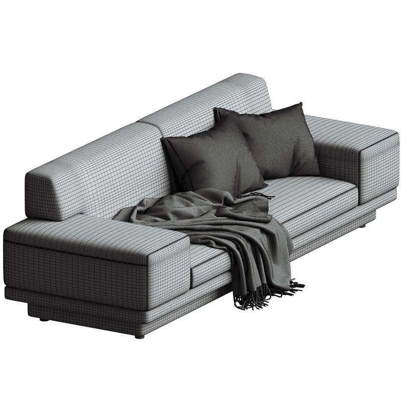 Portola Sofa Ivory Boucle - Image 1